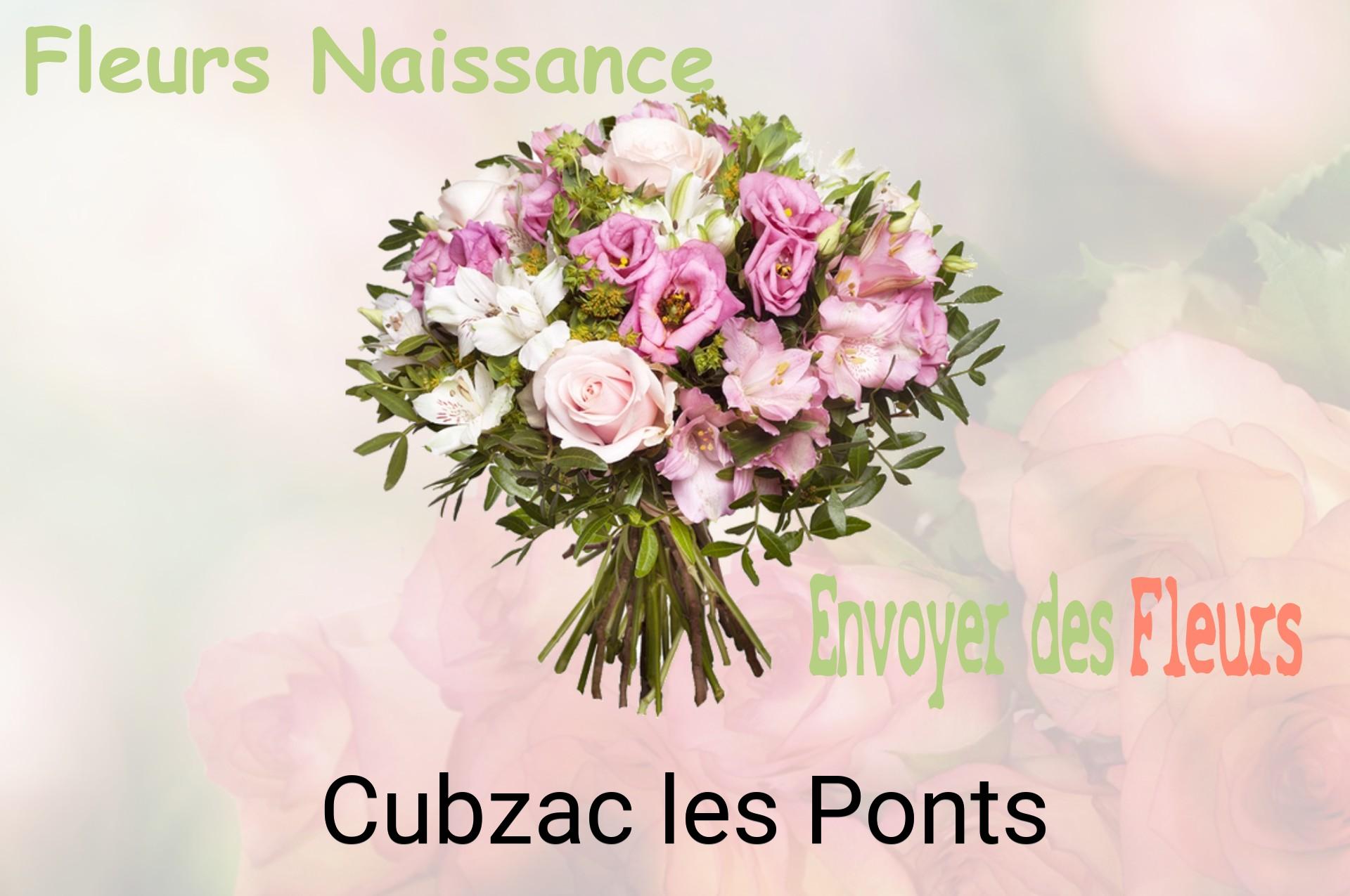 Bouquet de fleurs de naissance livré à Cubzac-les-Ponts